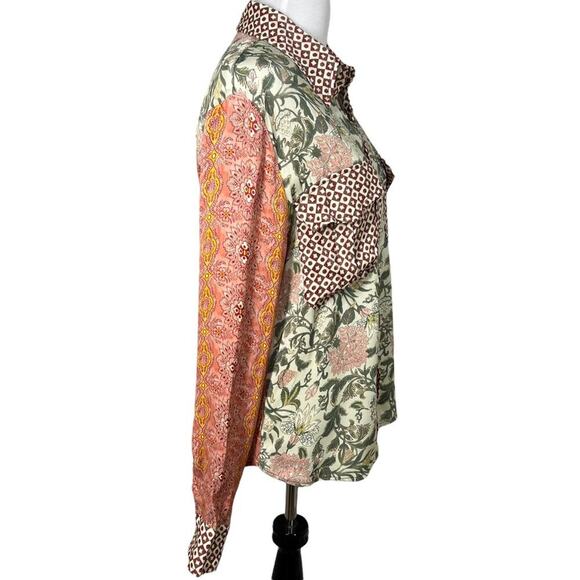 Tell Your Friends Western Shirt in Sacha NWT Medium - Picture 6 of 11